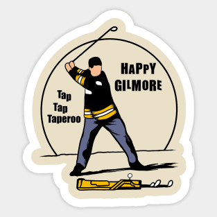 Happy gilmore classic Sticker